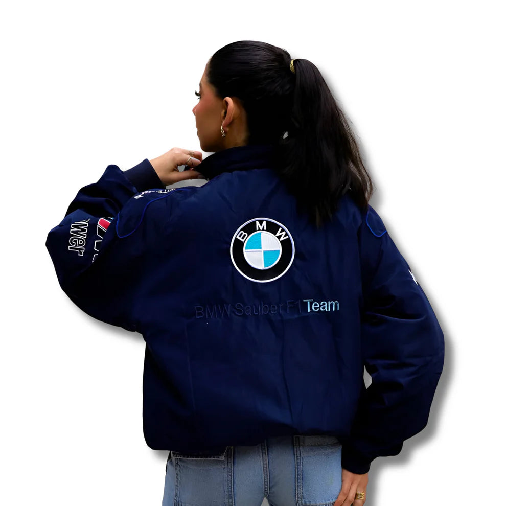 BMW F1 Team Jacket – Streetwear Motorsport Style | Petronas Racing Edition - My Store